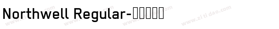 Northwell Regular字体转换